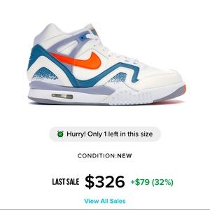 Nike Air Tech Challenge II (Clay Blue x Orange)